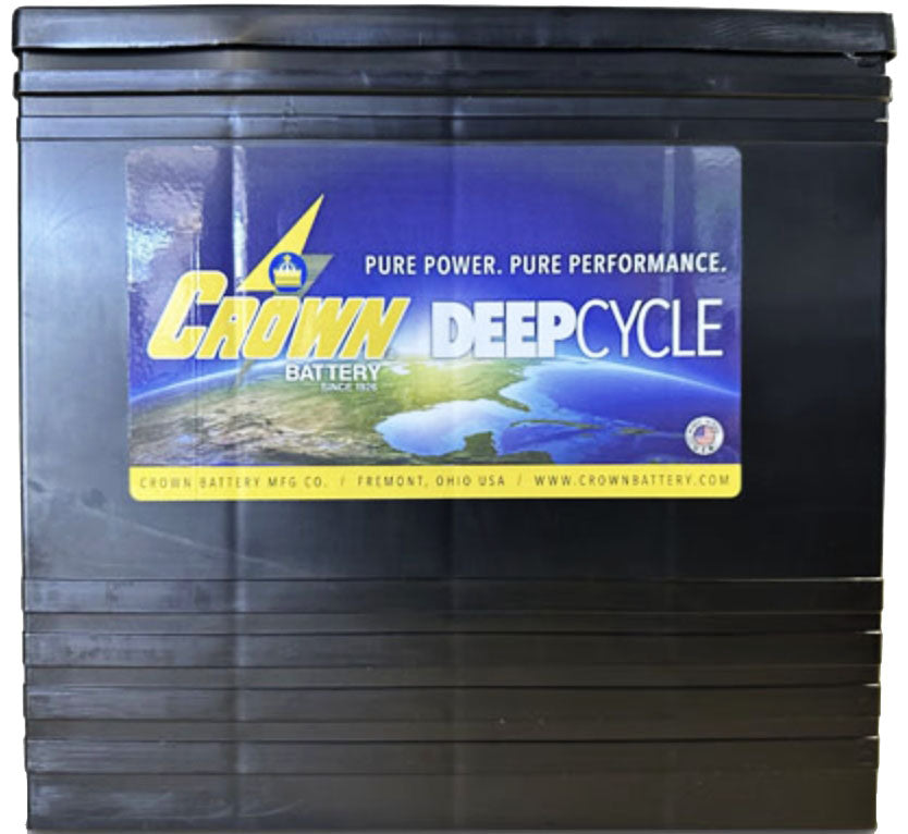 Crown Battery Crown 6 Volt Battery 220 Ah Part CR-220 6V