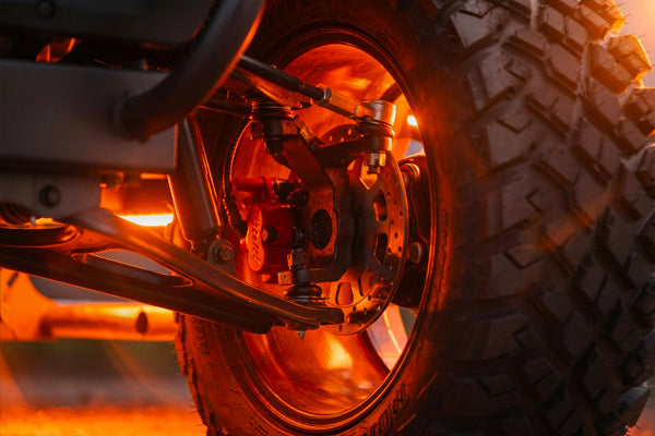 Four-Wheel Disc Brakes and Independent Suspension