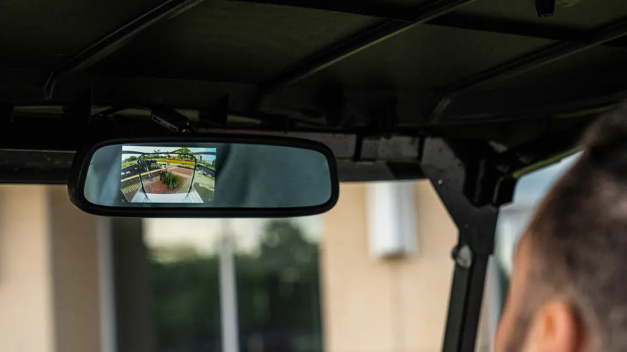 Rear View Mirror Display