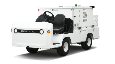 Taylor-Dunn Bigfoot XL potable water service truck