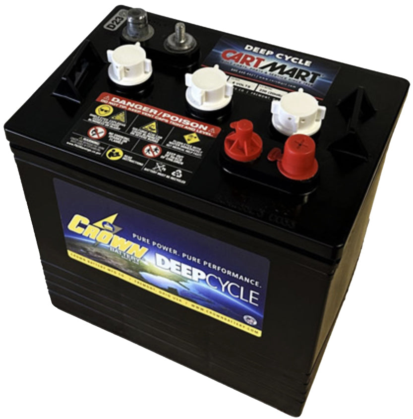 Crown Battery Crown 6 Volt Battery 220 Ah Part CR-220 6V