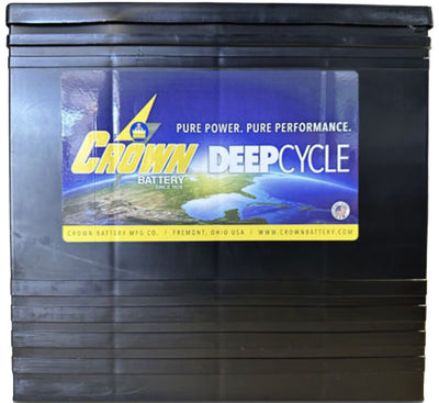 Crown Battery Crown 6 Volt Battery 220 Ah Part CR-220 6V