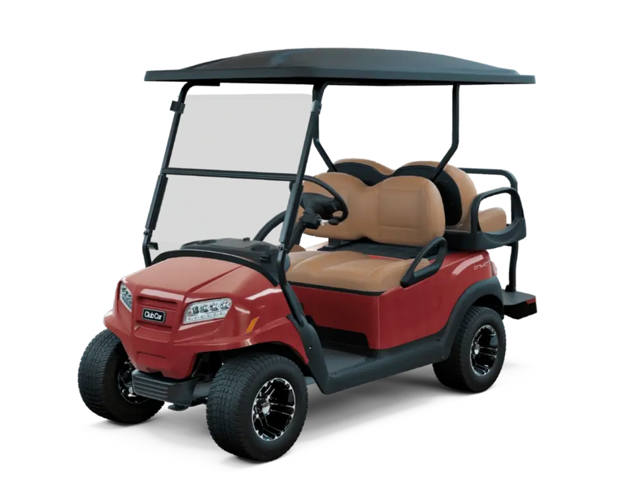 Club Car Onward 4 Passenger 2+2 in Candy Apple Red