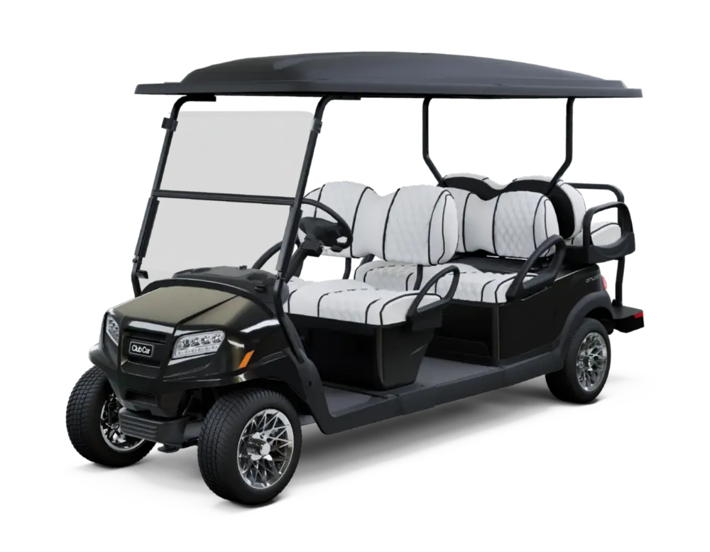 Metallic Black with Premium White Double Diamond Stitched Seats