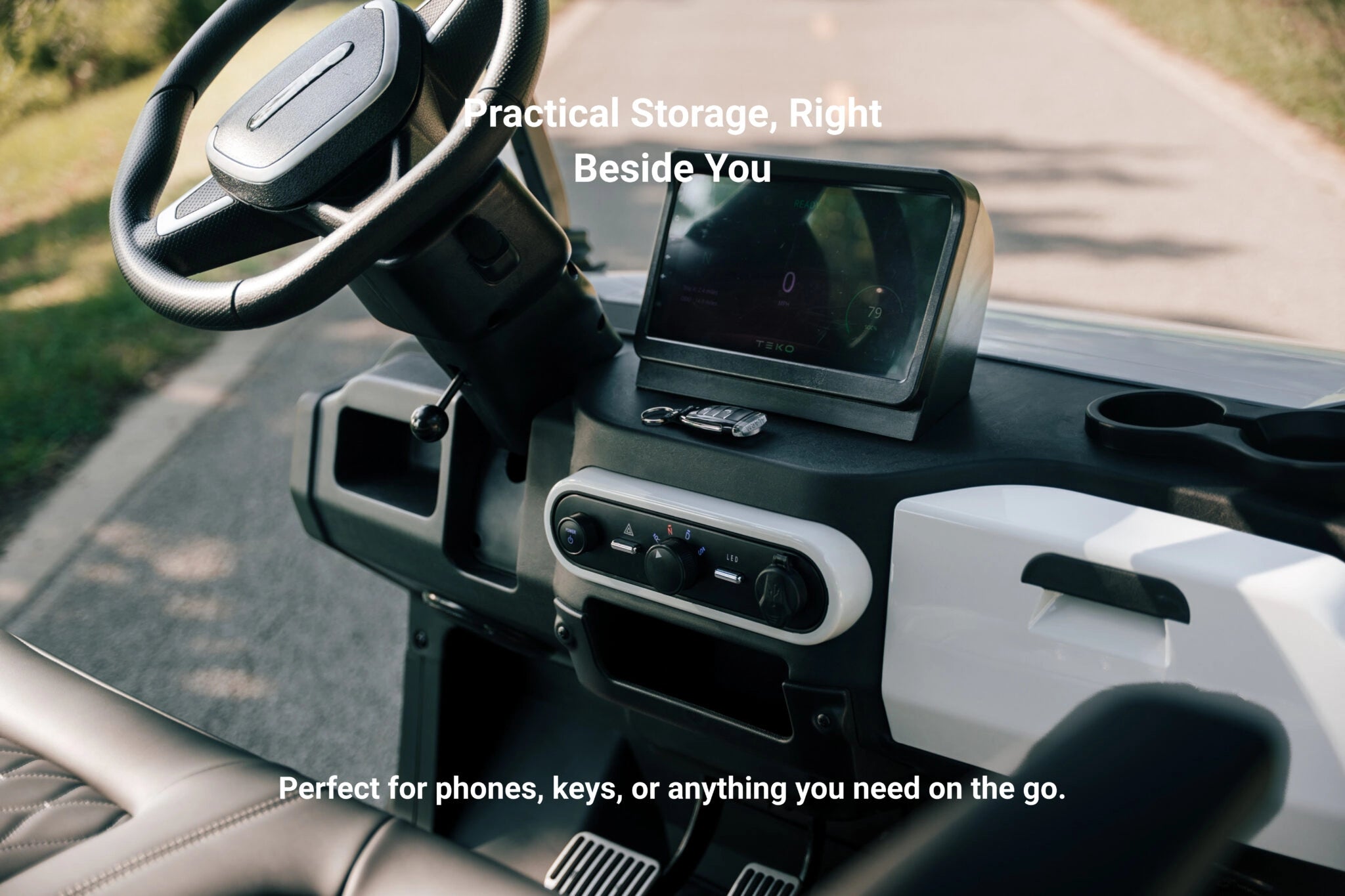 Side Console Storage