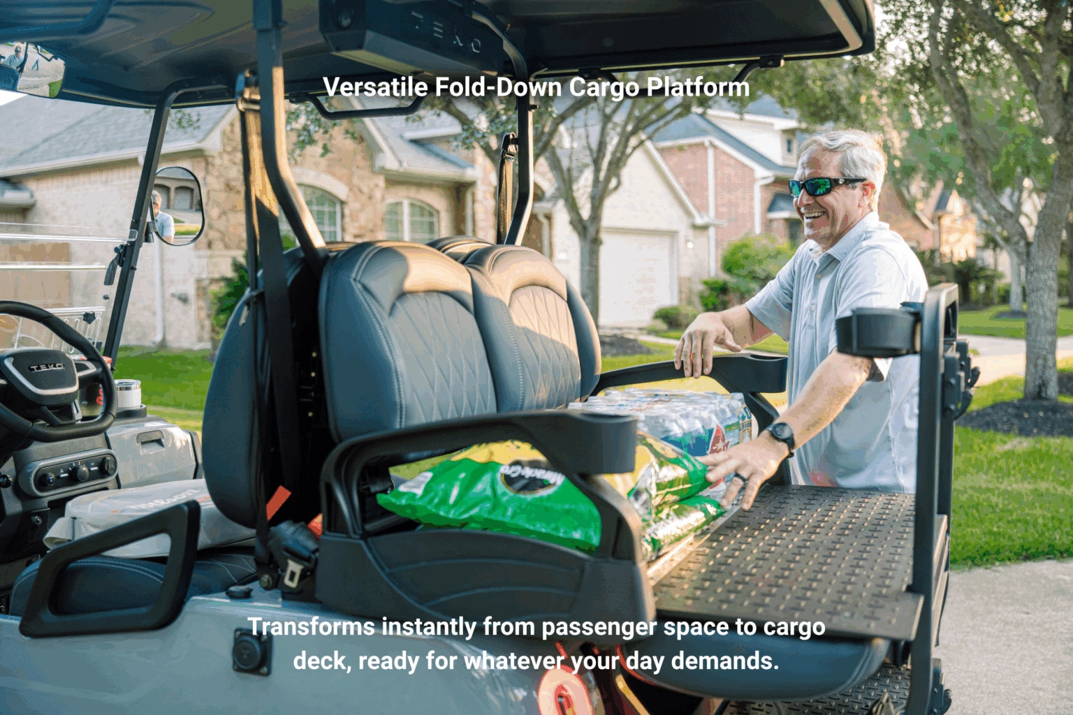 Fold-Down Cargo Platform