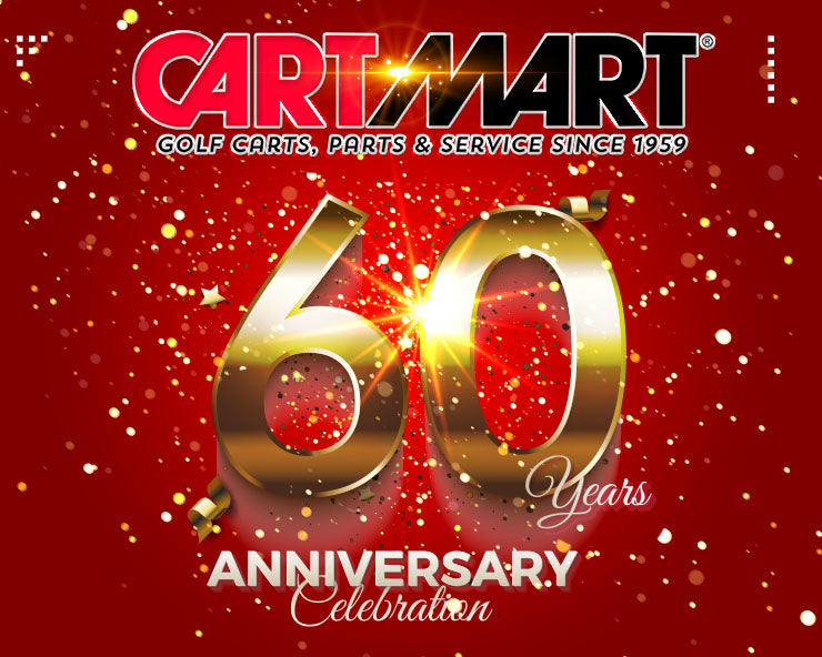 Original Cart Mart 60th anniversary celebration artwork