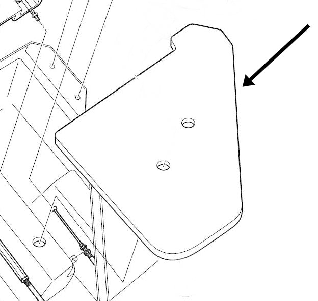 Club Car Precedent Floor Cover Plate Part 102500801