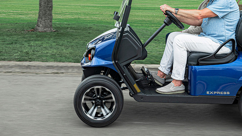 E-Z-GO Express 2 premium tire and wheel option