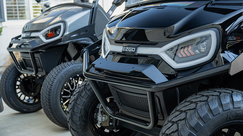 E-Z-GO controllable LED headlight options