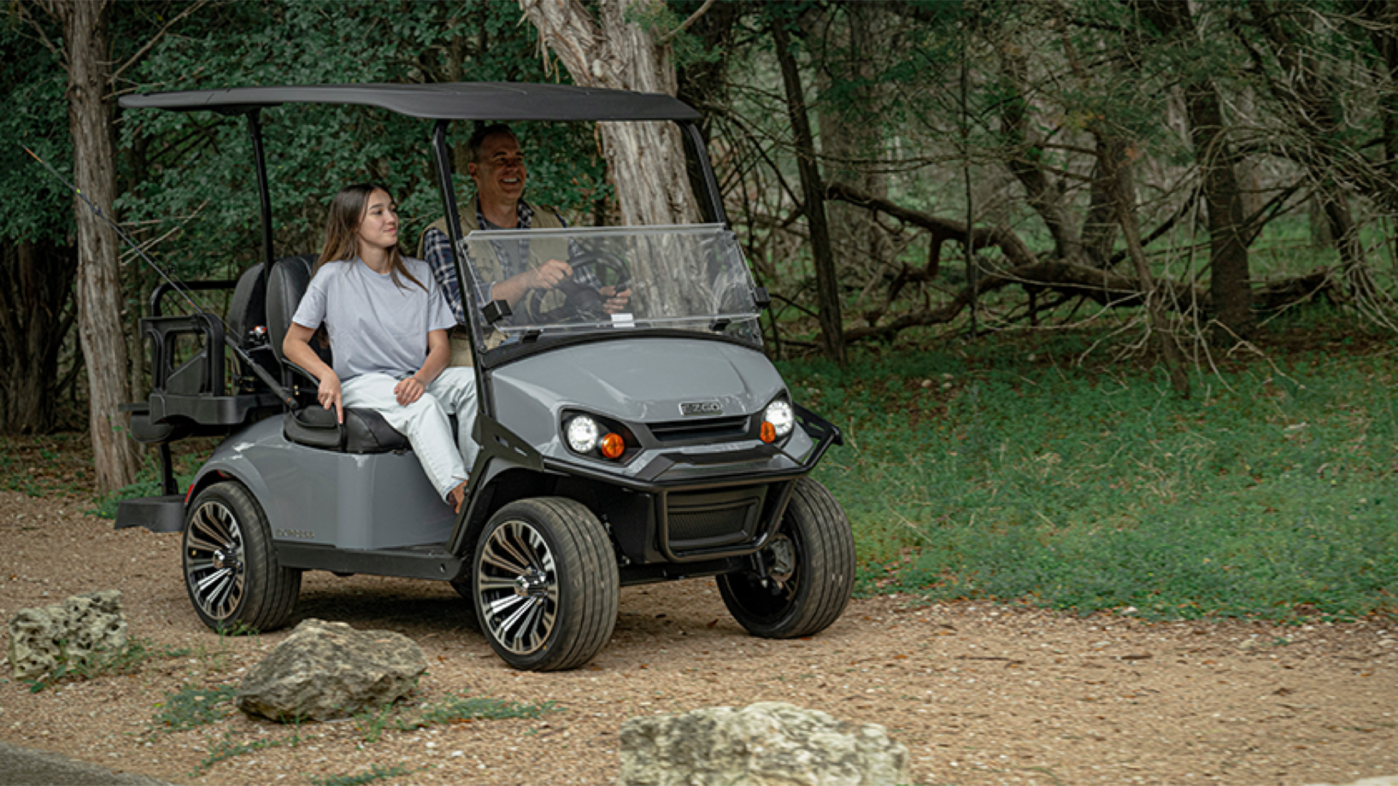 E-Z-GO Express 4 with modular canopy