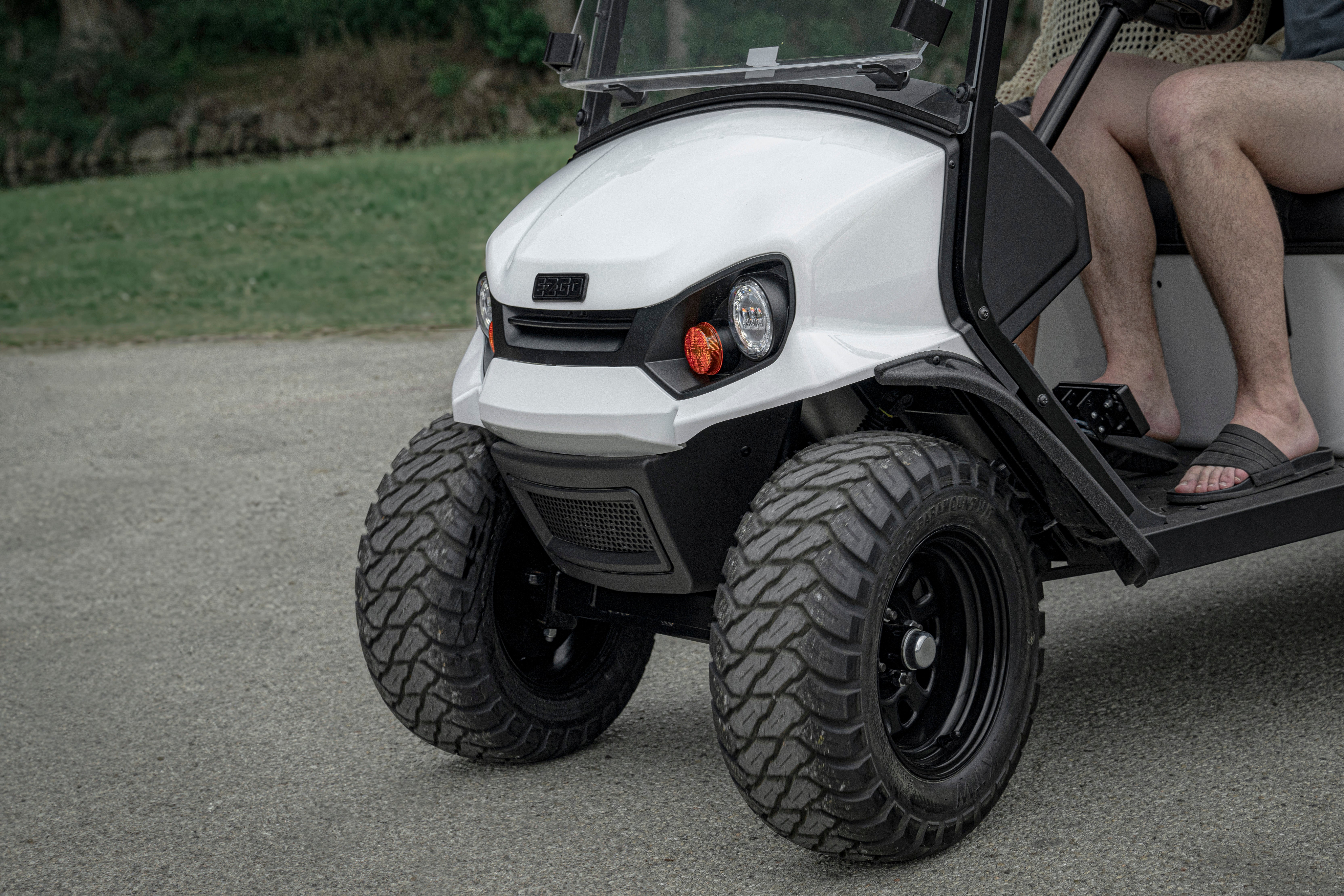 Standard and lifted E-Z-GO Express 6 options