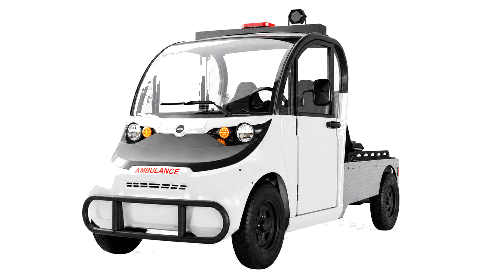 GEM electric ambulance and EMS response vehicle