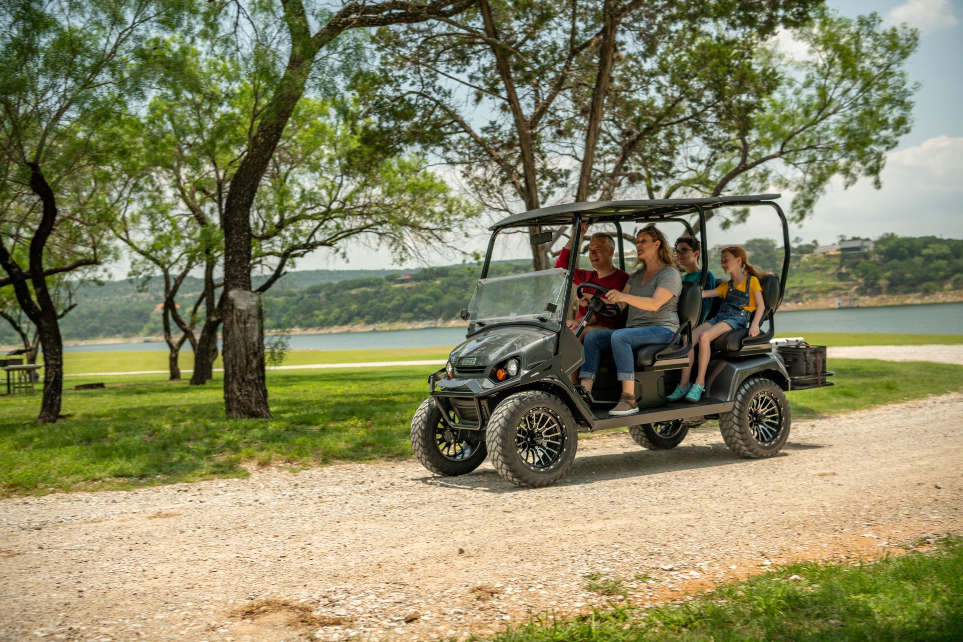 E-Z-GO Liberty optimized wheelbase and handling
