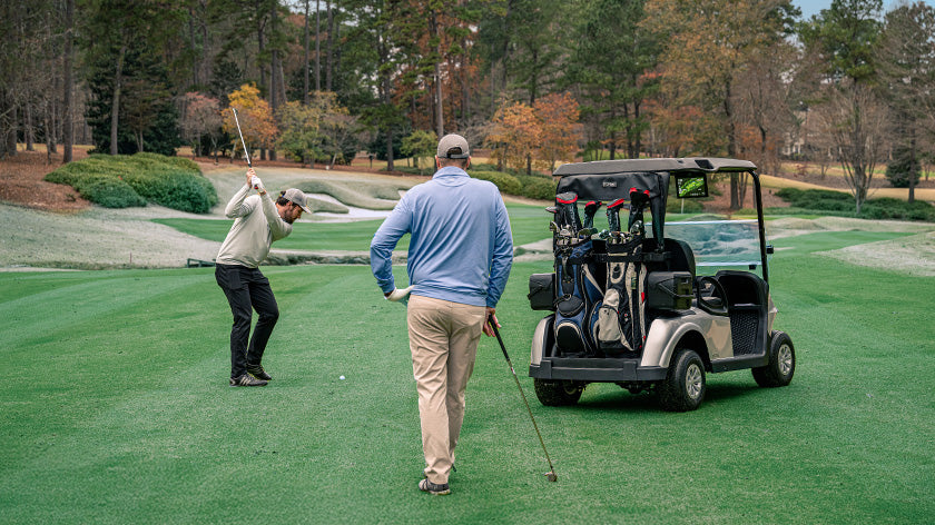 2027 E-Z-GO RXV 2 golf and storage configuration