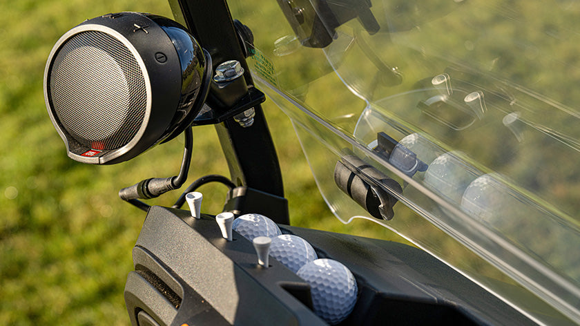 Golf accessories available for the 2027 E-Z-GO RXV 4