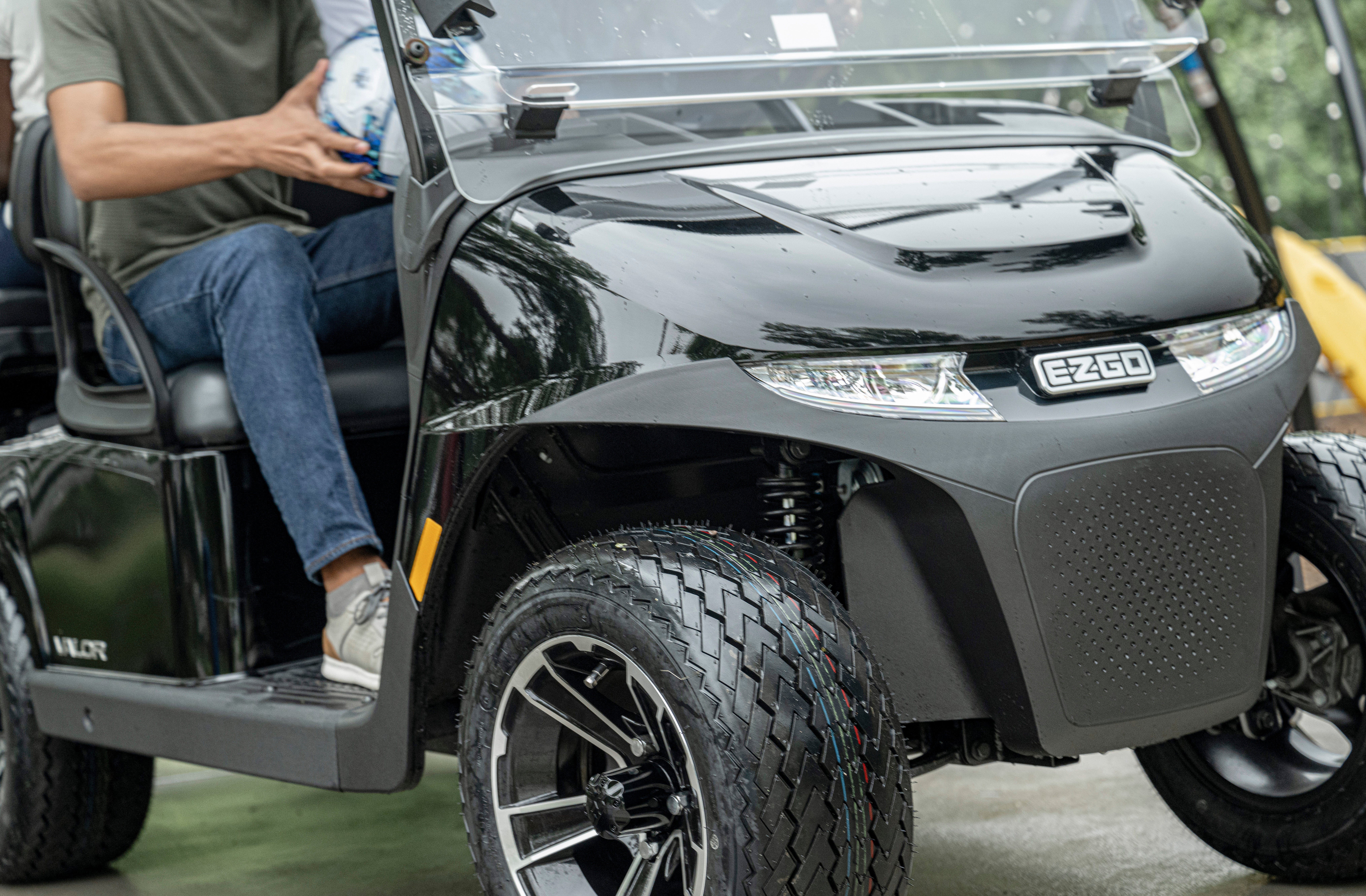 LED headlights on the E-Z-GO Valor - MY2025